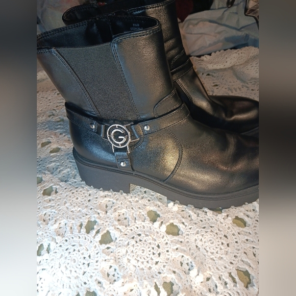 Woman Black Leather Boots - Picture 11 of 12